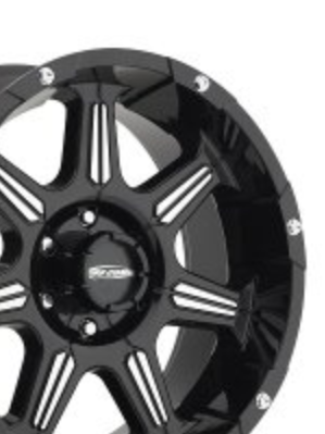 Pro Comp Series 51 District 8151-2955 Gloss Black Finish Aluminu