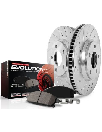 Powerstop Z23 Evolution Sport K7093 Rear Brake Disc and Pad Kit,