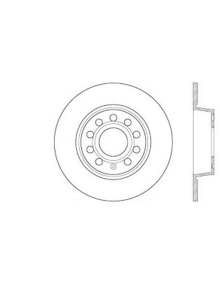 Centric C-Tek 121.33131 Brake Disc - Plain Surface Sold Individu