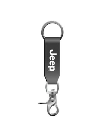 Plasticolor 004375R01 Key Chain - Black And White, Vinyl, Jeep L