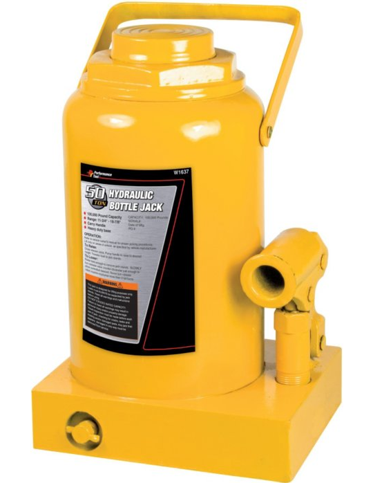 Performance Tool W1637 Floor Jack - Yellow, Universal