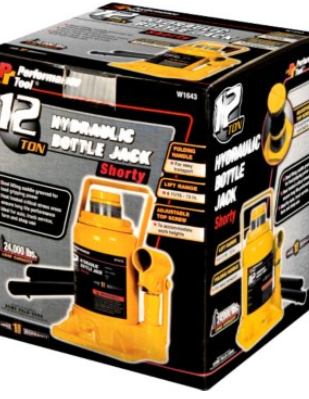 Performance Tool W1643 Floor Jack - Yellow, Universal