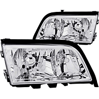 Anzo Driver And Passenger Side (Set Of 2) Headlight Anzo Crystal