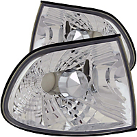 Anzo Driver And Passenger Side (Set Of 2) Corner Light-Clear Len