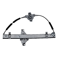 Auto 7 Rear, Passenger Side Window Regulator-Manual