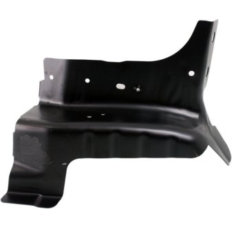 Replacement Headlight Bracket - REPB041101 - Passenger Side, Bla