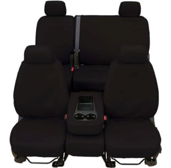 Covercraft SeatSaver SS3453PCCH Black Solid Design Made of Poly