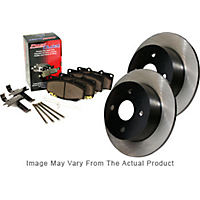 Centric Rear Brake Disc and Pad Kit Centric Premium