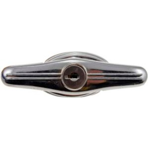 Dorman Exterior Door Handle 77124 Silver With Keyhole