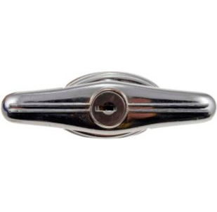 Dorman Exterior Door Handle 77124 Silver With Keyhole