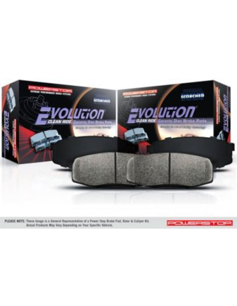 Powerstop Z16 Evolution 16-1440 Front Brake Pad Set, Ceramic, 2-