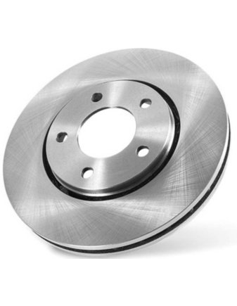 Powerstop Autospecialty AR85166 Rear Brake Disc, Plain Surface d