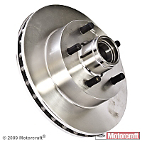 Motorcraft Front, Driver Or Passenger Side Brake Disc-Plain Surf