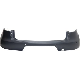 Replacement Rear Bumper Cover - REPP760114P - Primed, w/ Park Se