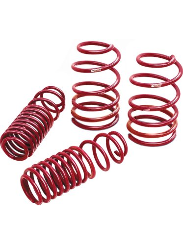 Eibach 4.10582 Lowering Springs - Powdercoated red, Direct Fit,