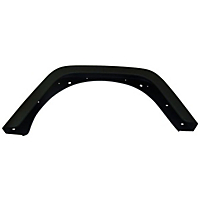 Crown Rear, Driver Side Fender Flares-Black,Thermoplastic,Flat