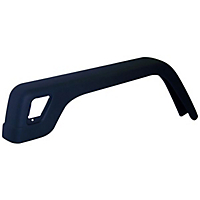 Crown Front, Driver Side Fender Flares-Black,Thermoplastic,Flat