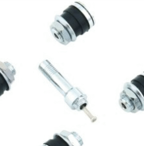 Mr Gasket 5102 Valve Stems - Chrome, Steel, Universal