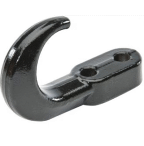 Warn 13230 Tow Hook - Black, Steel