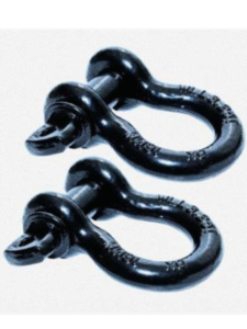 Body Armor 3202 Tow Hook - Powdercoated Black, Universal