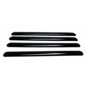 Pacer Bumper Guard - 25-502 - Black, PVC, Universal