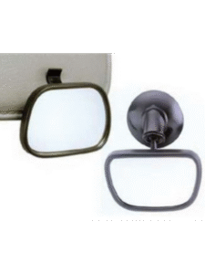 CIPA 49606 Rear View Mirror - Black, Universal