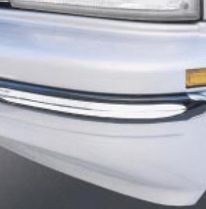 Pacer Bumper Guard - 25-530 - Black, PVC, Universal