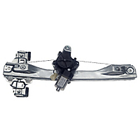 Auto 7 Rear, Passenger Side Window Regulator-Power with motor