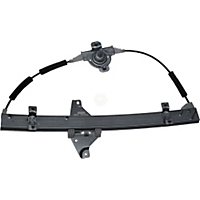 Auto 7 Rear, Passenger Side Window Regulator-Manual