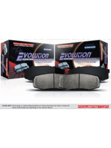 Powerstop Z16 Evolution 16-1547 Rear Brake Pad Set, Ceramic, 2-W