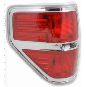 Replacement Halogen Tail Light - REPF730108 - Driver Side, Red L