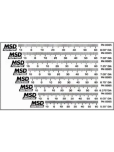 MSD 8985 Timing Tape - Universal